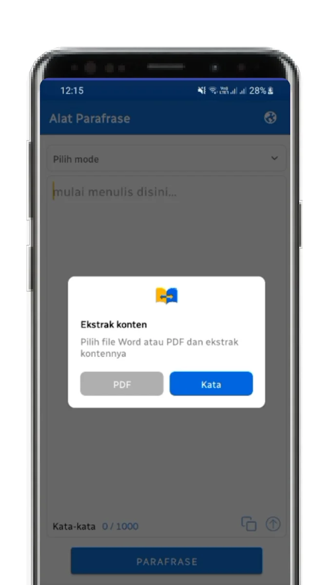 Paraphrasing tool — product features