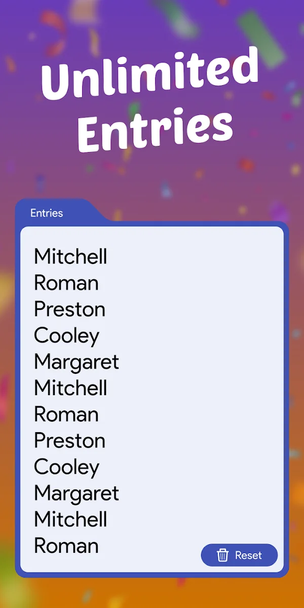Wheel of Names - Wheel Spinner — product features